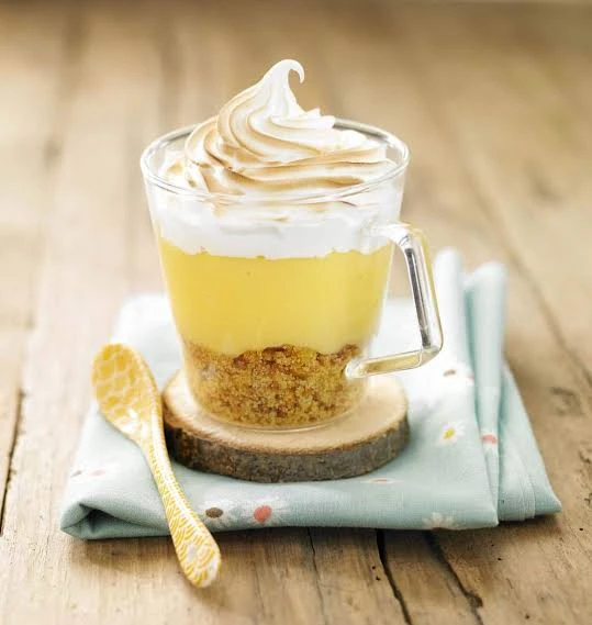 Verrine citron meringuée
