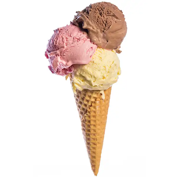 Glaces artisanales 3 boules